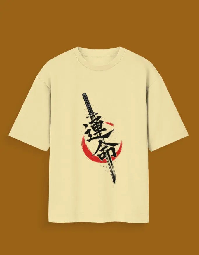 Red Sun & Katana Japanese Graphic - MODEXA